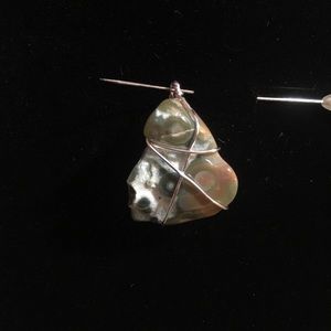 OOAK Wire Wrapped Ocean Jasper Pendant